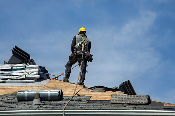 Professional Gutter Installation technician working in Kennedyville, MD